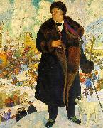 Boris Kustodiev Fiodor Shaliapin USA oil painting reproduction